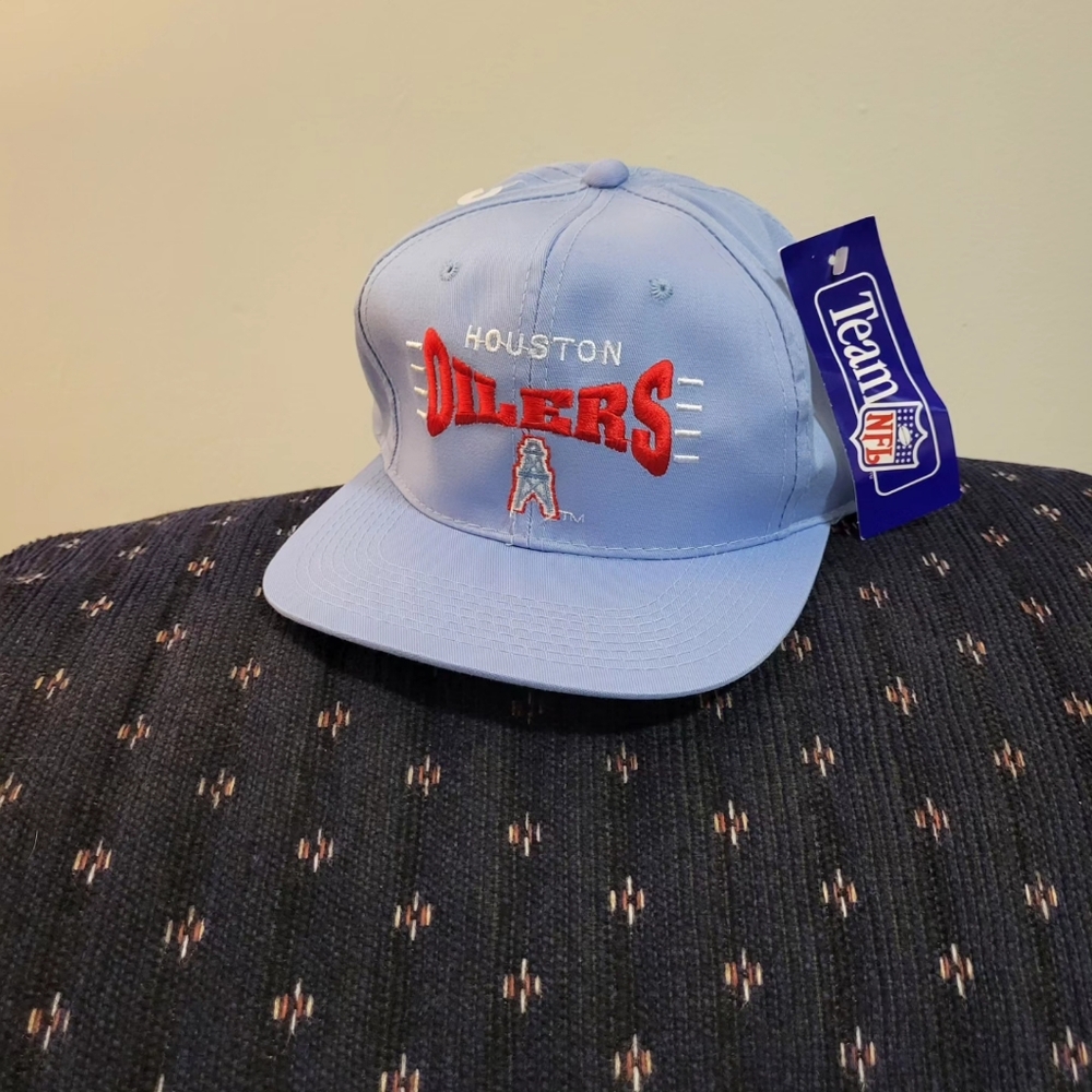 Vintage new with tags nfl team 90s Houston Oilers snapback